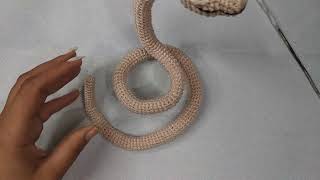 Cobra Amigurumi Aula 1 (explicações)