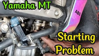 Starting Problem || Yamaha MT #startingproblem #viralyoutubevideo #viralvideo #youtube #mechanic