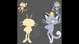 Meowth and Alolan Meowth