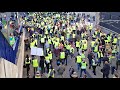 manifestation des gilets jaunes à bordeaux