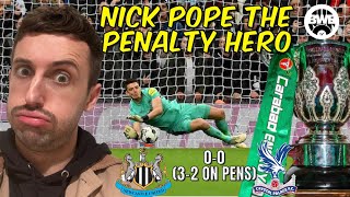*POPE SAVES BRUNO’S BLUSHES IN PENALTY DRAMA!!* | Newcastle 0-0 Crystal Palace (3-2 pens) Match Vlog