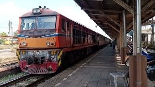 รถด่วน 85 กรุงเทพ - นครศรีธรรมราช | Express Train No. 85, Alsthom 4134