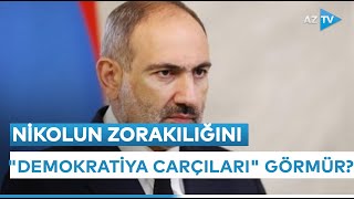 Paşinyan hakimiyyətinin sərt zorakılığına \