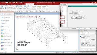 Define Kx,Ky,Kz,Lx,Ly,Lz in STAAD PRO