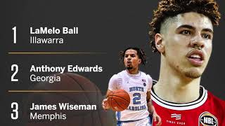 ESPN Now Projecting Lamelo Ball As The No  1 Pick In The NBA Draft
