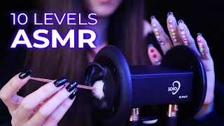 ASMR 10 Levels of Intense Ear Triggers (No Talking)