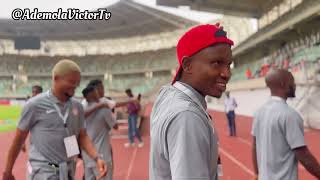 Nigeria CHAN Eagles VS Ghana Black Galaxies - WarmUp \u0026 Starting Lineup - 2nd Leg 2024 CHAN QUALIFIES