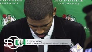 Kyrie Irving sending well wishes to Celtics teammate Gordon Hayward | SportsCent