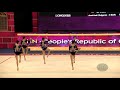 People's Republic of China (CHN) - 2019 Rhythmic Worlds, Baku (AZE) - Qualifications 3 Hoops + 2 Pa