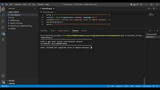 Geocoding & reverse Geocoding using Python