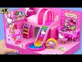 How To Make Hello Kitty House With Rainbow Slide Pool From Cardboard ❤️ DIY Miniature House #5