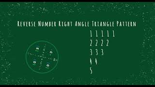 44 Number Right Angle Triangle Pattern without any pre-defined method using while loop in Python