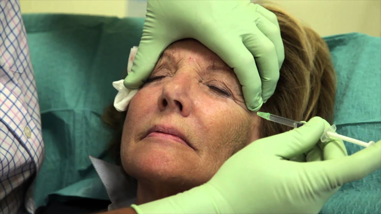 Wrinkles Face Botox Injections Youtube