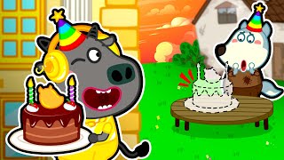 Familia Wolfoo Español | ¿QUIÉN ROBÓ EL PASTEL DE CUMPLEAÑOS??🎂  - Dibujos Animados Educativos