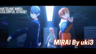 HATSUNE MIKU: COLORFUL STAGE - Mirai by uki3 (3DMV) Performed by Vivid BAD SQUAD!