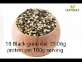 Protein Rich vegetarian foods (Top 15) 🥜🥜