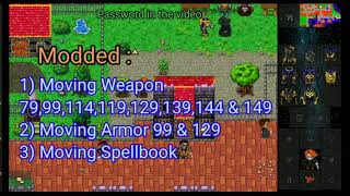 TibiaMe Mod Pc | New Moving Spellbook | Moving Armor 99 129 | Moving Weapon 79 99 119 129 139 149 |