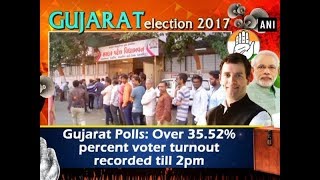 Gujarat Polls: Over 35.52% percent voter turnout recorded till 2pm - Gujarat News