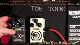 3 Pedal Shoot-Out : MXR Classic Distortion vs. Zakk Wylde Overdrive vs. Washburn Soloist