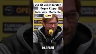 Die 10 legendärsten Jürgen Klopp Interviews 😂🇩🇪 #klopp #jürgenklopp #bvb #zeigler #bundesliga