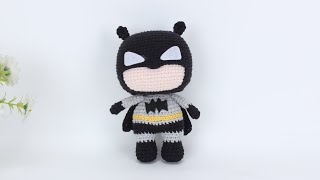 娟娟编织,惩奸除恶蝙蝠侠第五集Step by step,easy for beginners DIY Tutorial  crochet Batman part.5