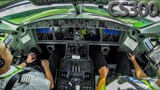 Piloting the C-SERIES CS300 out of Riga