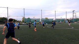 個サルのボニータ 【雨が降る降る夕刻の鷺沼で飛び出るジャンピングボレーにそれを防ぐキーパーの反応！最後は美麗ロングループが吸い込まれる！】@フロンタウンさぎぬま　2021/6/13 16:00〜