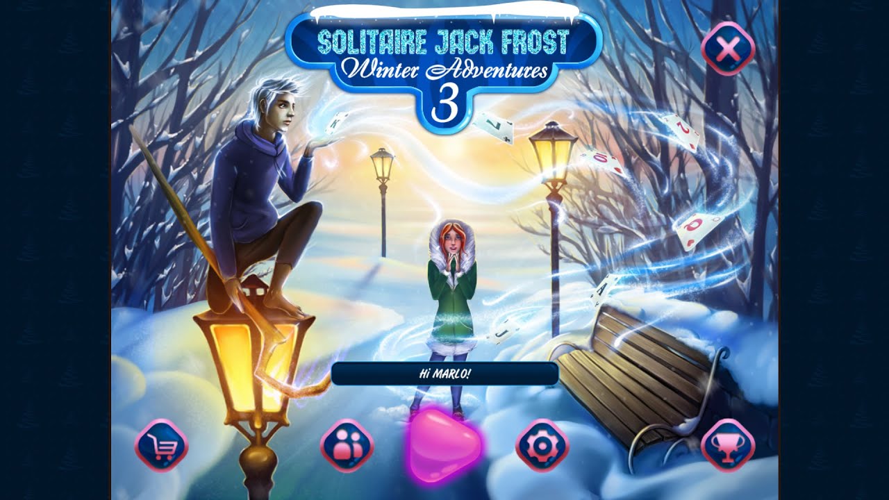 Solitaire Jack Frost Winter Adventures 3 | First 10 Minutes - YouTube