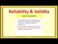 2021 rt research chapter 3 methodology 07 reliability and validity v1