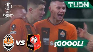 ¡GOOOOL! ¡Artem define bonito! | Shakhtar 2-0 Rennes | UEFA Europa League 22/23-8vos | TUDN