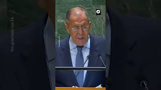 Lavrov: Es absurdo luchar contra una potencia nuclear como Rusia