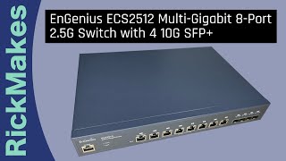 EnGenius ECS2512 Multi-Gigabit 8-Port 2.5G Switch with 4 10G SFP+