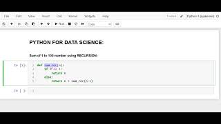 Python RECURSION Program | Sum of Natural Numbers [Interview Question]