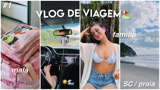 vlog de viagem🏖️ ~ praia, férias ,família ~ #1