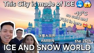 🥶Visiting the ICE CITY !! - Harbin Ice and Snow World 冰雪大世界