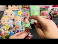 satisfying with unboxing cocomelon family 8 pack unboxing toy u0026 review asmr