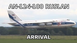 An-124-100 Ruslan Arrival at NATO Days 2013