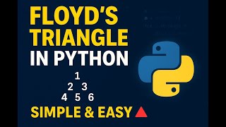 Floyd’s Triangle Explained in 30 Seconds 💻 #Python #FloydsTriangle #CodingShorts #LearnPython