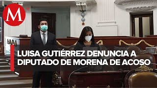 Diputada del PAN llega escoltada a Congreso de CdMx para protegerse de acoso sexual