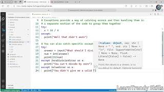Python Using Exceptions | Error Handling for Beginners