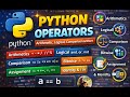 Python Operators Full Tutorial | Step-by-Step with Examples