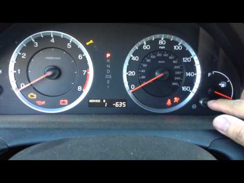 Reset Oil Maintenance Light - 2008 to 2009 Honda Accord Reset Oil Maintenance Light - 2008 to 2009 Honda Accord