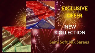 Semi Soft Silk Sarees From Nidhi Collections @ Rs.1699