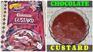 Bizim Mutfak Chocolate Custard ~ Ready In 5 Minutes