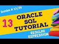 Day 13 - Regular Expression in Oracle ✅ Oracle SQL Regex ✅ Oracle SQL Interview
