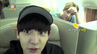 [LIVE_HD] 141113 EXO K - Air Plane Cam cut @ Music Bank in Mexico