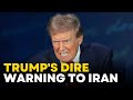 Donald Trump LIVE | Trump Iran Warning | Israel Vs Iran War | US Election 2024 | Trump's Speech