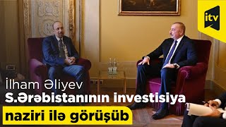 Prezident İtaliyanın Çernobbio şəhərində Səudiyyə Ərəbistanının investisiya naziri ilə görüşüb