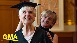 90-year-old grandma is among Northern Illinois University's newest graduates l GMA