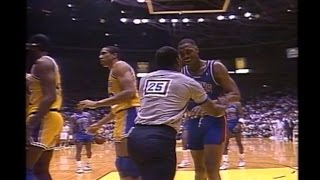 Rick Mahorn  - 1989 NBA Finals Fights & Altercations Mix